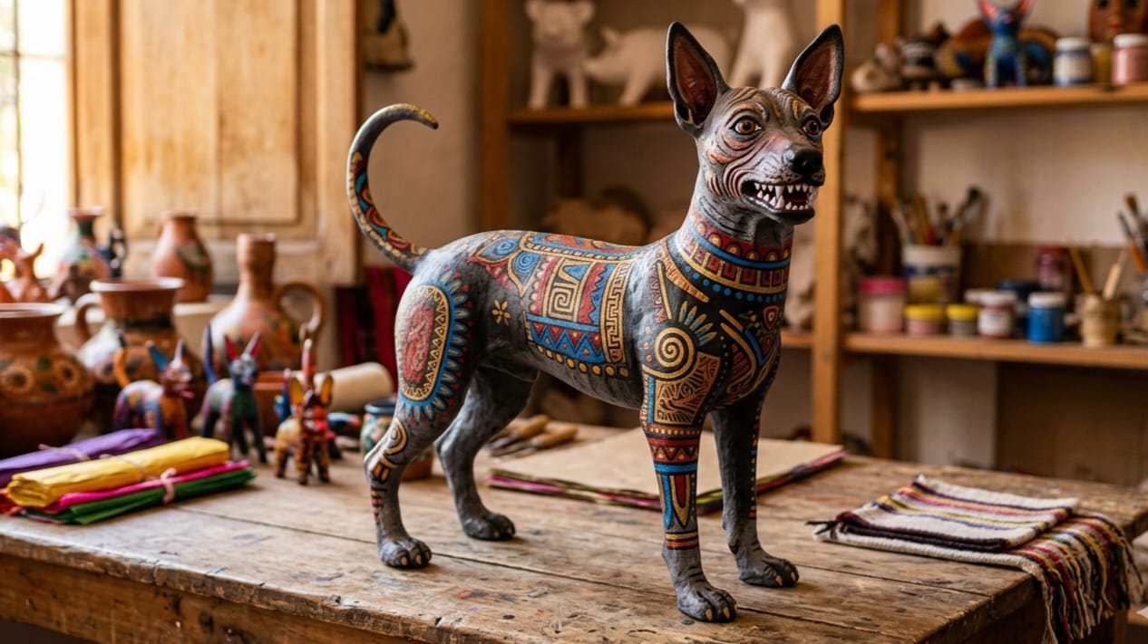 Elaborarán xoloitzcuintle a escala humana en Anenecuilco