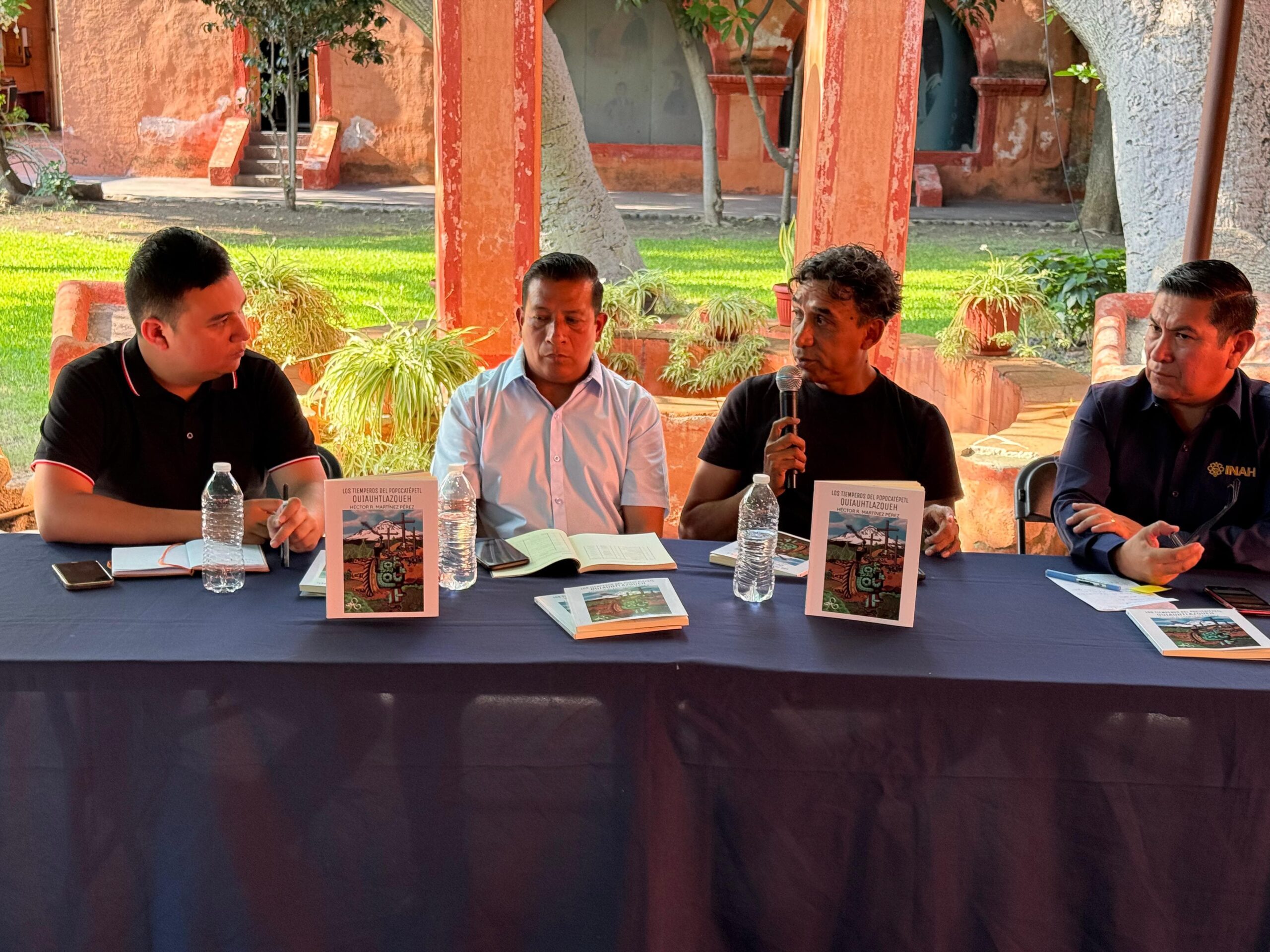 Presentan libro sobre los Quiauhtlazqueh, guardianes del clima del Popocatépetl