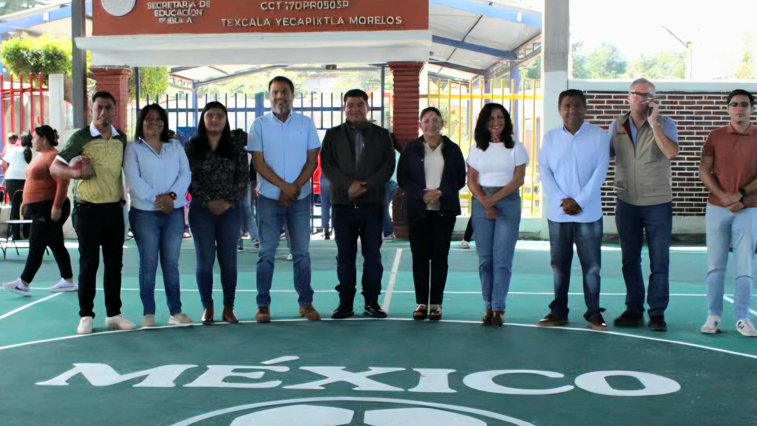 Yecapixtla entrega cancha rehabilitada en Texcala