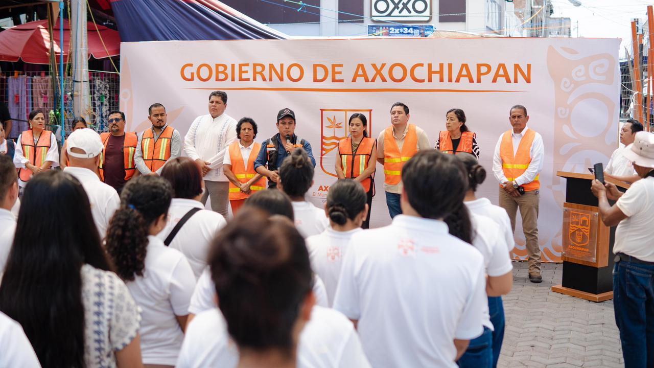 Remodelan fachada de ayuntamiento de Axochiapan