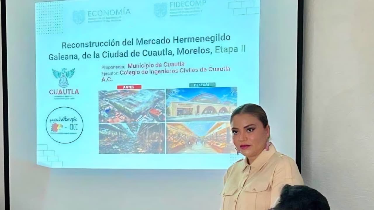 Cuautla presenta a FIDECOMP proyecto para reconstruir mercado Galeana