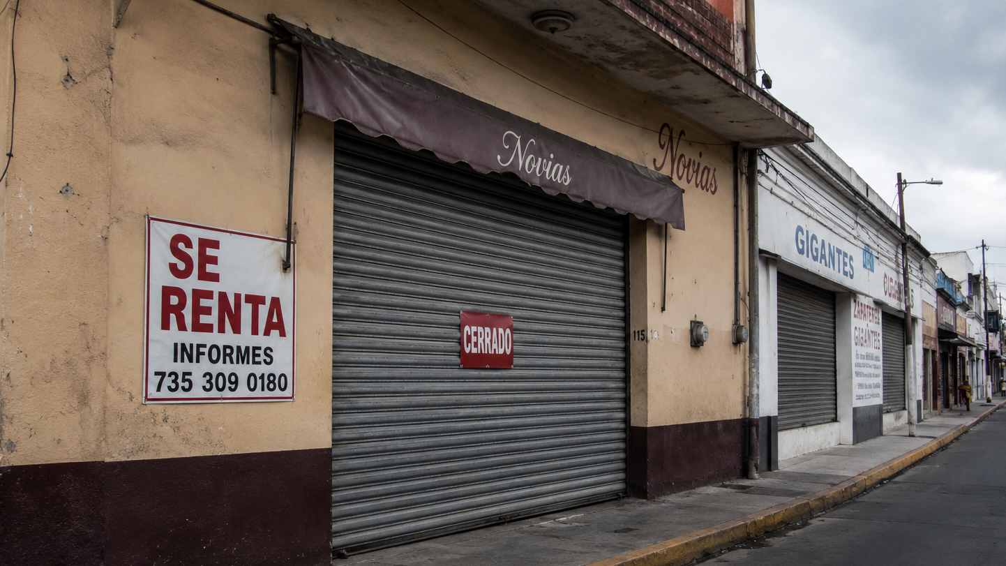 Cierran cerca de 300 negocios en la zona oriente por cobro de piso