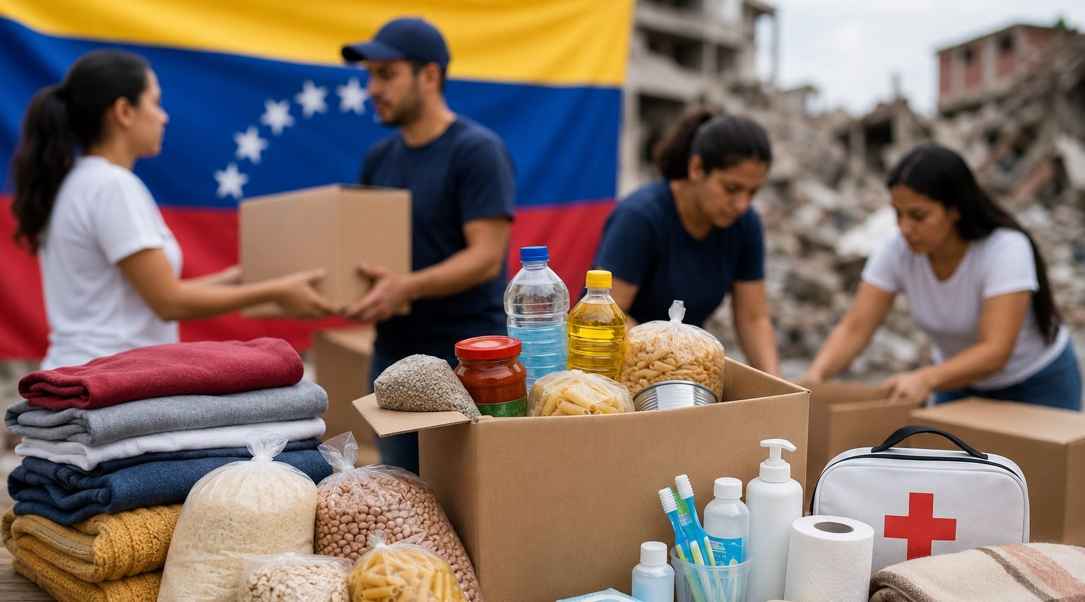 Instala Gobierno de Morelos centros de acopio para apoyar a damnificados por sismos en Venezuela