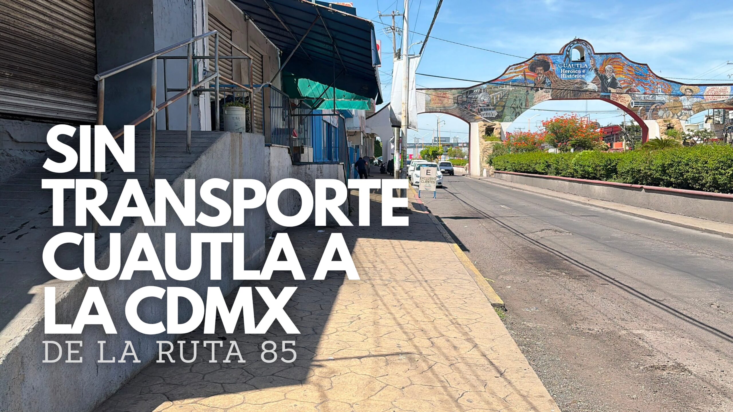 Violencia paraliza corridas de la Ruta 85 hacia la Ciudad de México