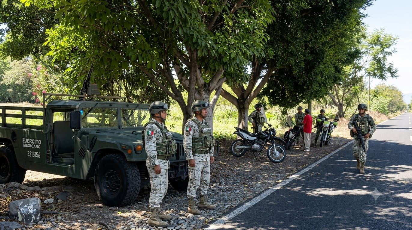 Refuerzan vigilancia militar en Temoac tras hechos violentos