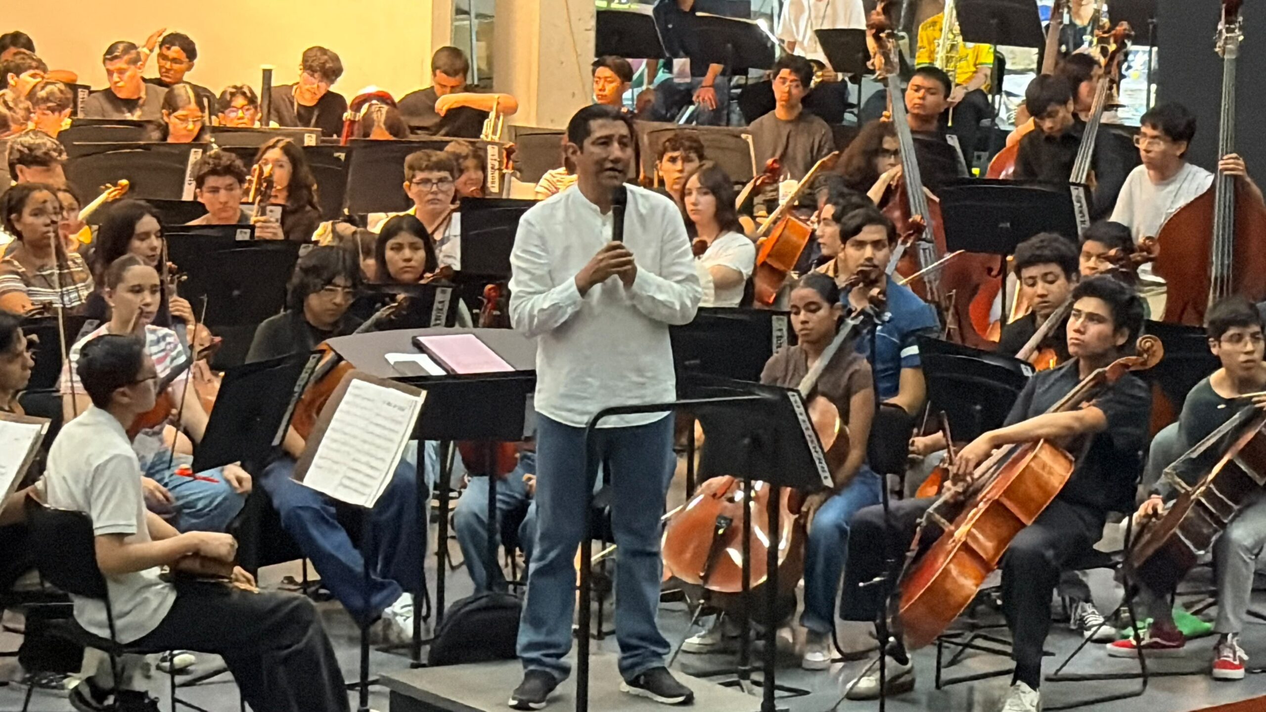 La música fortalece el desarrollo de la niñez; OSIM reúne a 142 jóvenes en Oaxtepec