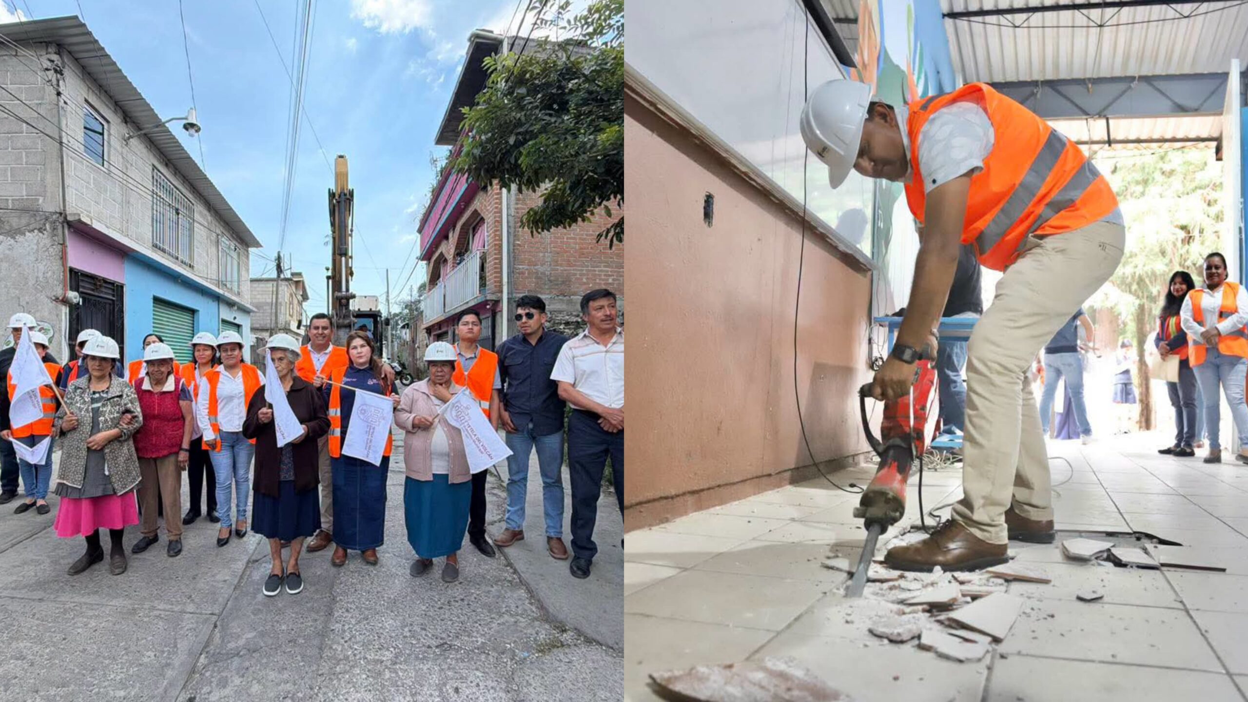 Gobierno de Tetela del Volcán impulsa obras en comunidades y escuelas