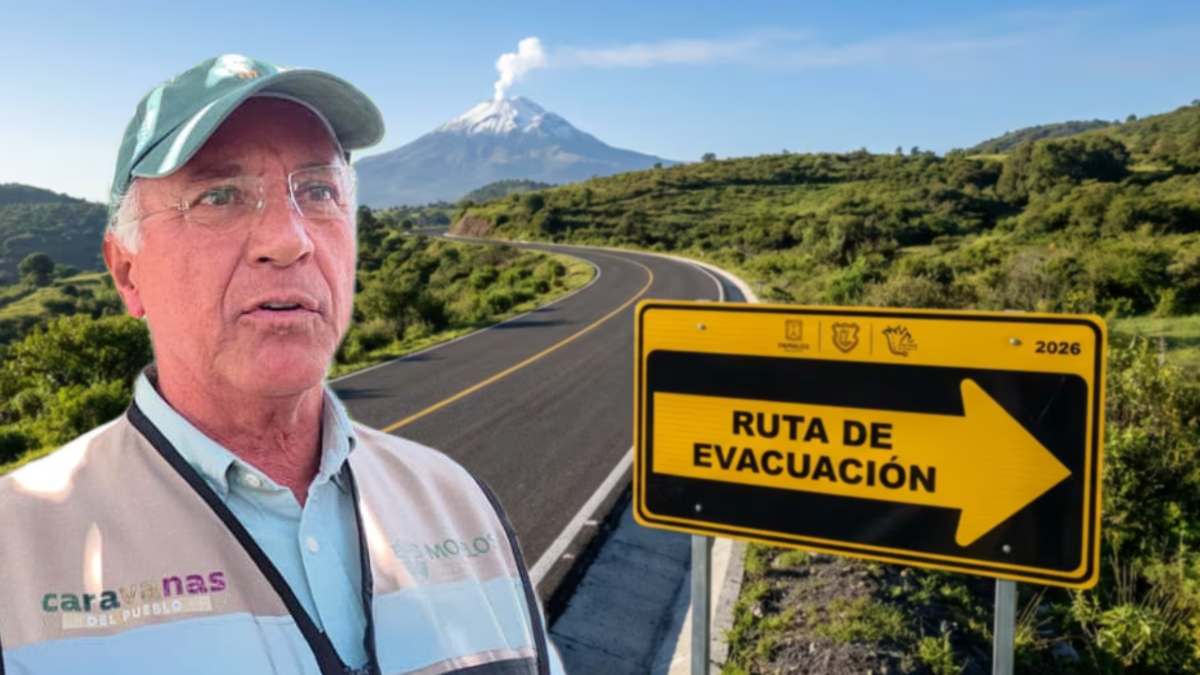 Buscan ampliar rutas de evacuación del Popocatépetl