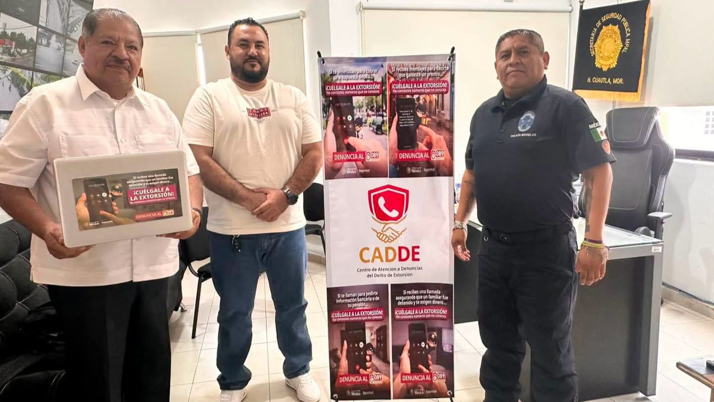 Cuautla fortalece estrategia contra la extorsión