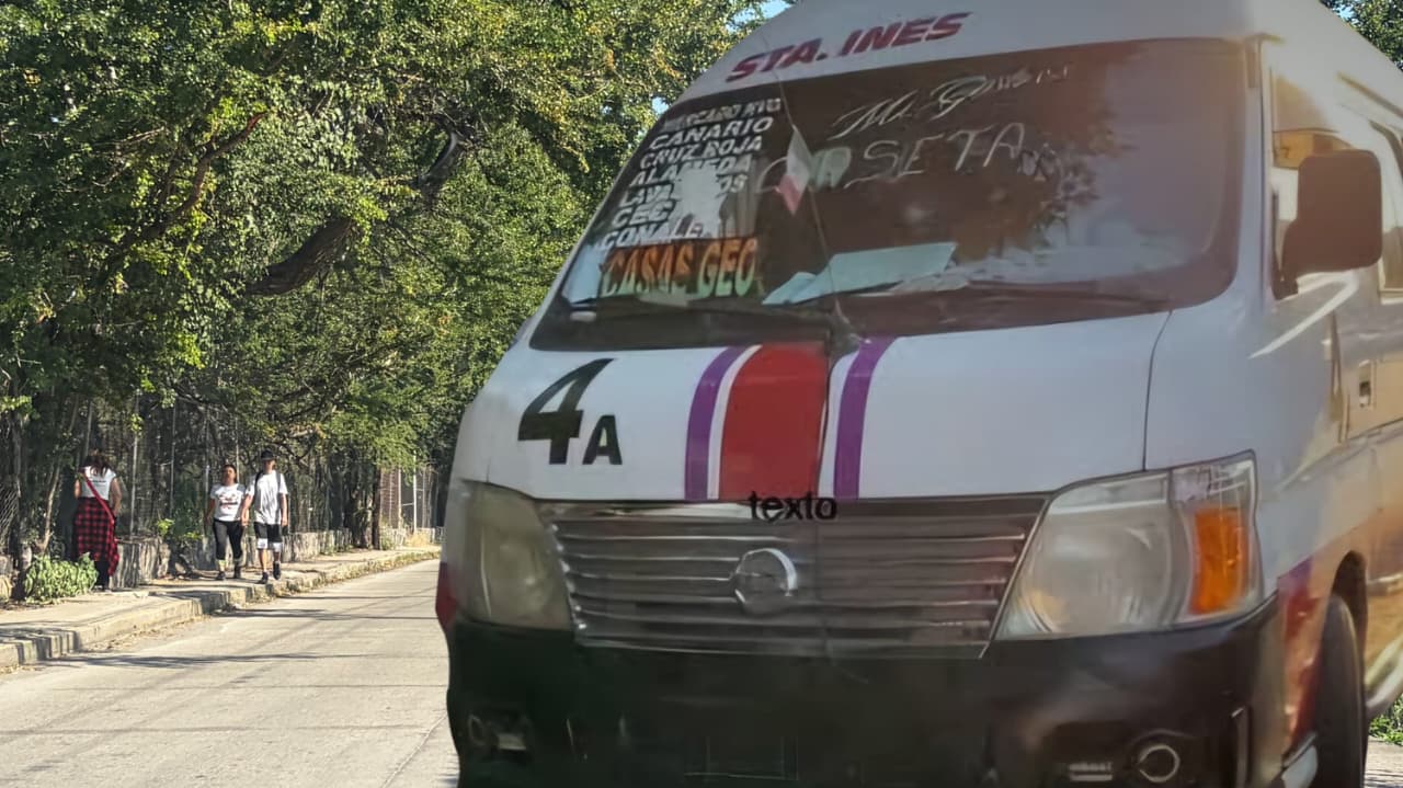 Continúa sin servicio de transporte Santa Inés en Cuautla por presunta extorsión