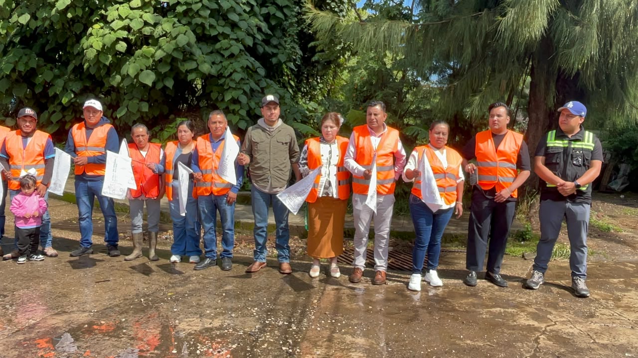 Esaud Mendoza inicia nuevas obras de infraestructura en Tetela del Volcán