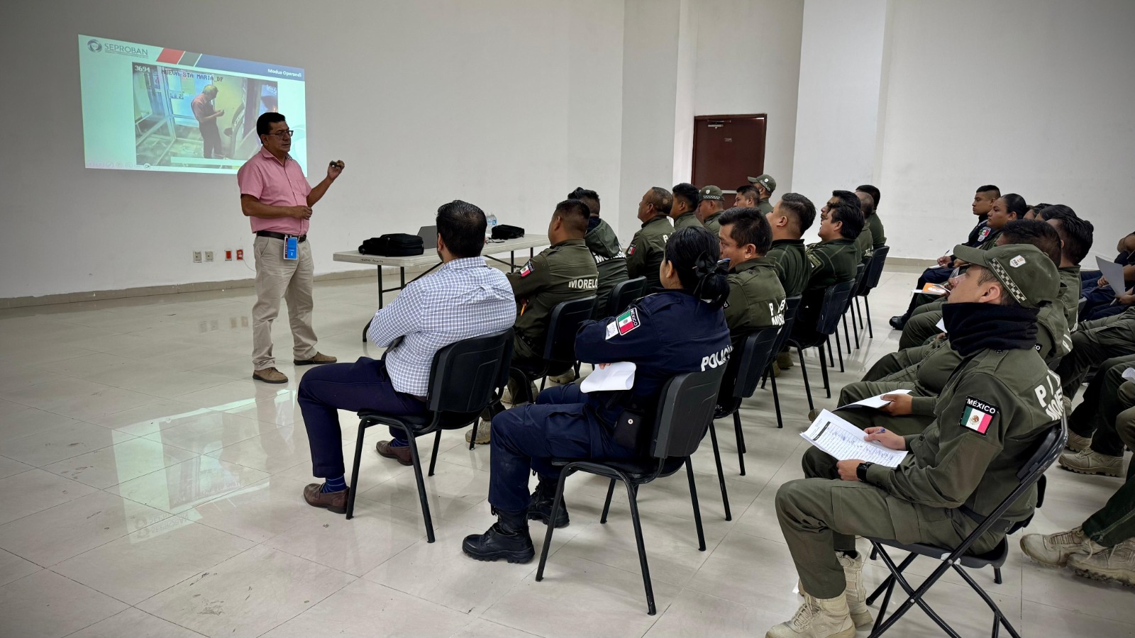 Capacita SSPC Morelos a elementos de la PIBA en prevención de delitos