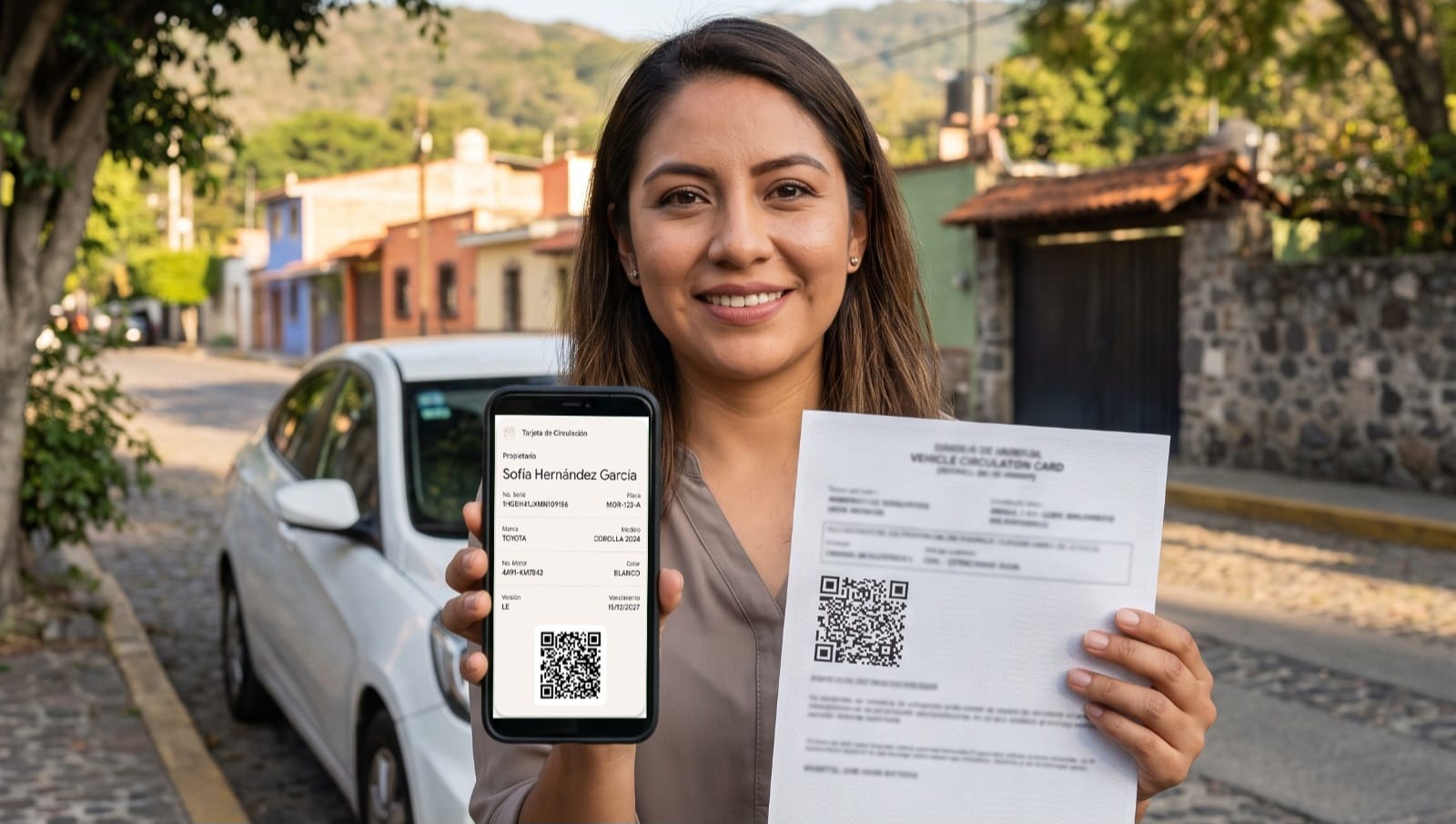 Morelos da certeza jurídica a automovilistas en documentos viales con códigos QR de alta seguridad