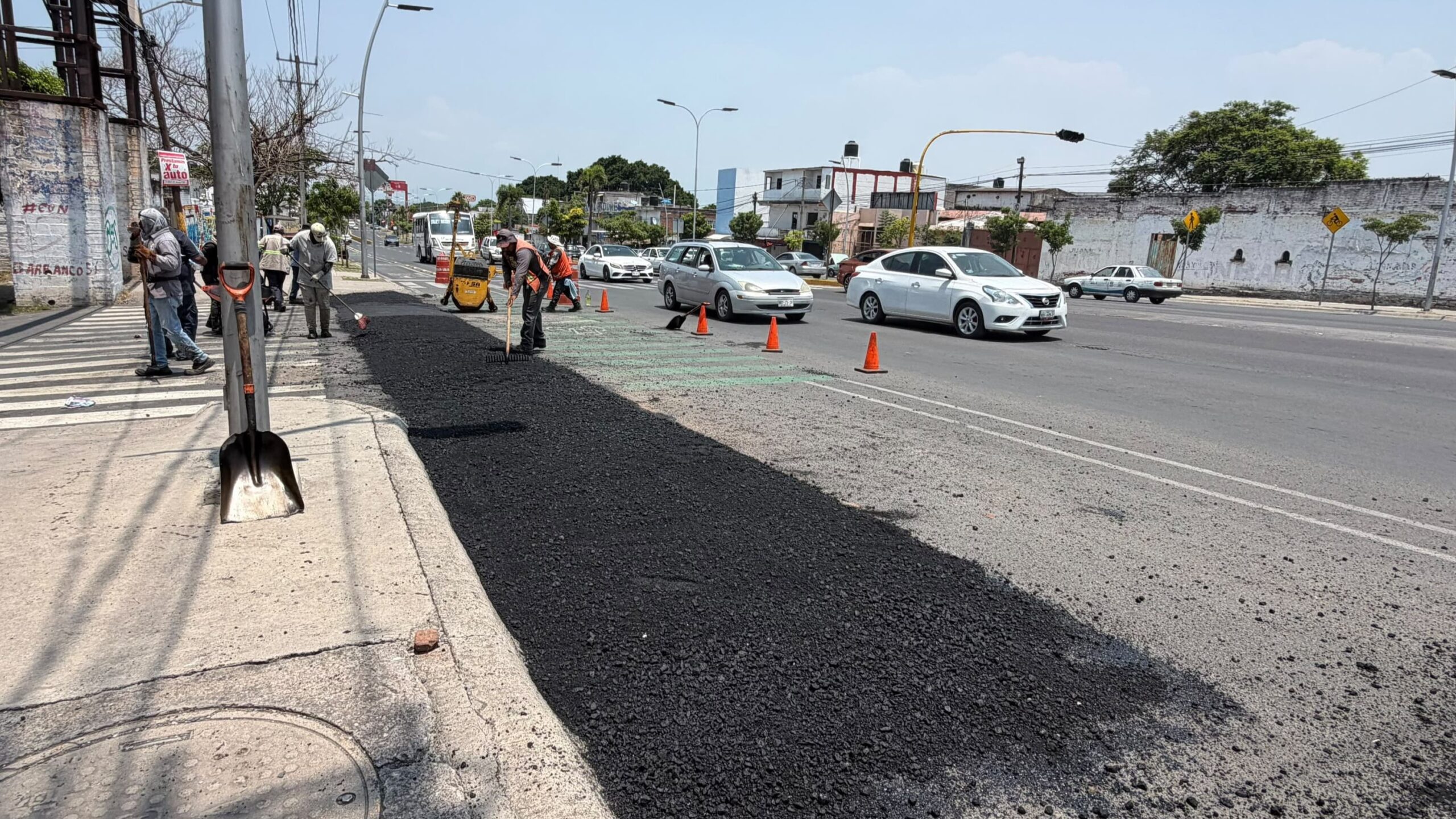 Inicia en Cuautla programa de bacheo en vialidades con mayor deterioro
