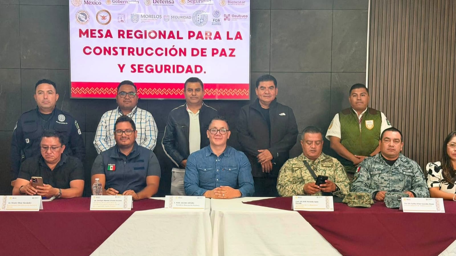 Ocuituco fortalece coordinación regional en materia de paz y seguridad