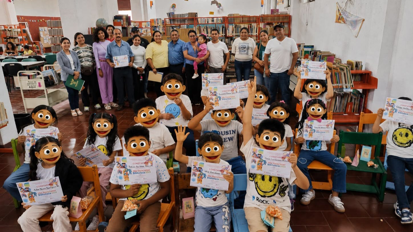 Niñas y niños conquistan las bibliotecas de Cuautla