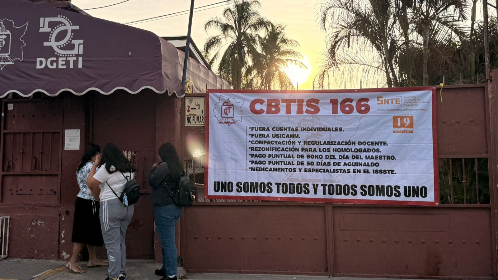 Cumplen amenaza: docentes de la DGETI paralizan labores por dos días en Morelos