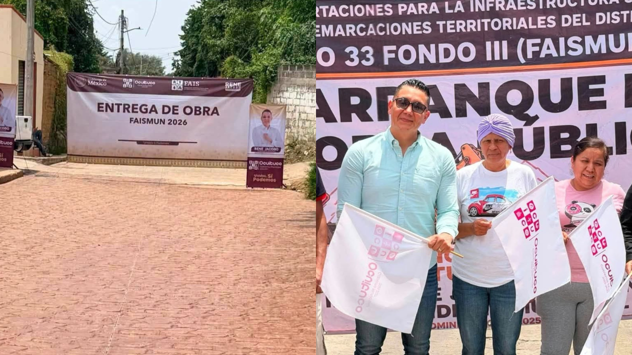 Ocuituco avanza con obras de infraestructura