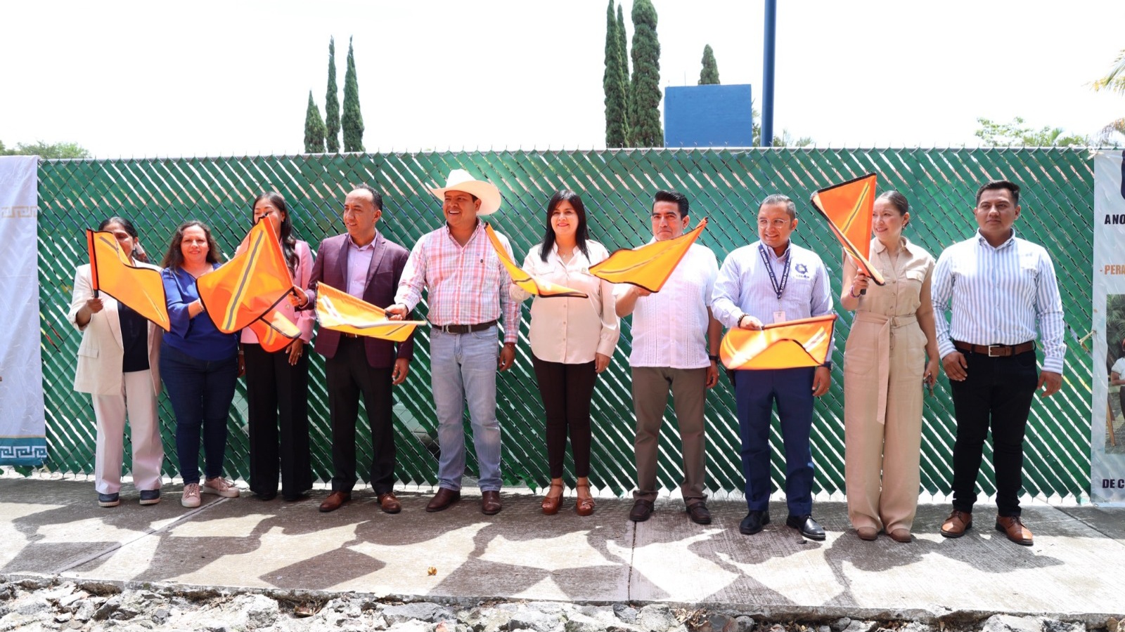 Inician construcción de barda frontal en el Plantel 11 del Cobaem en Jantetelco