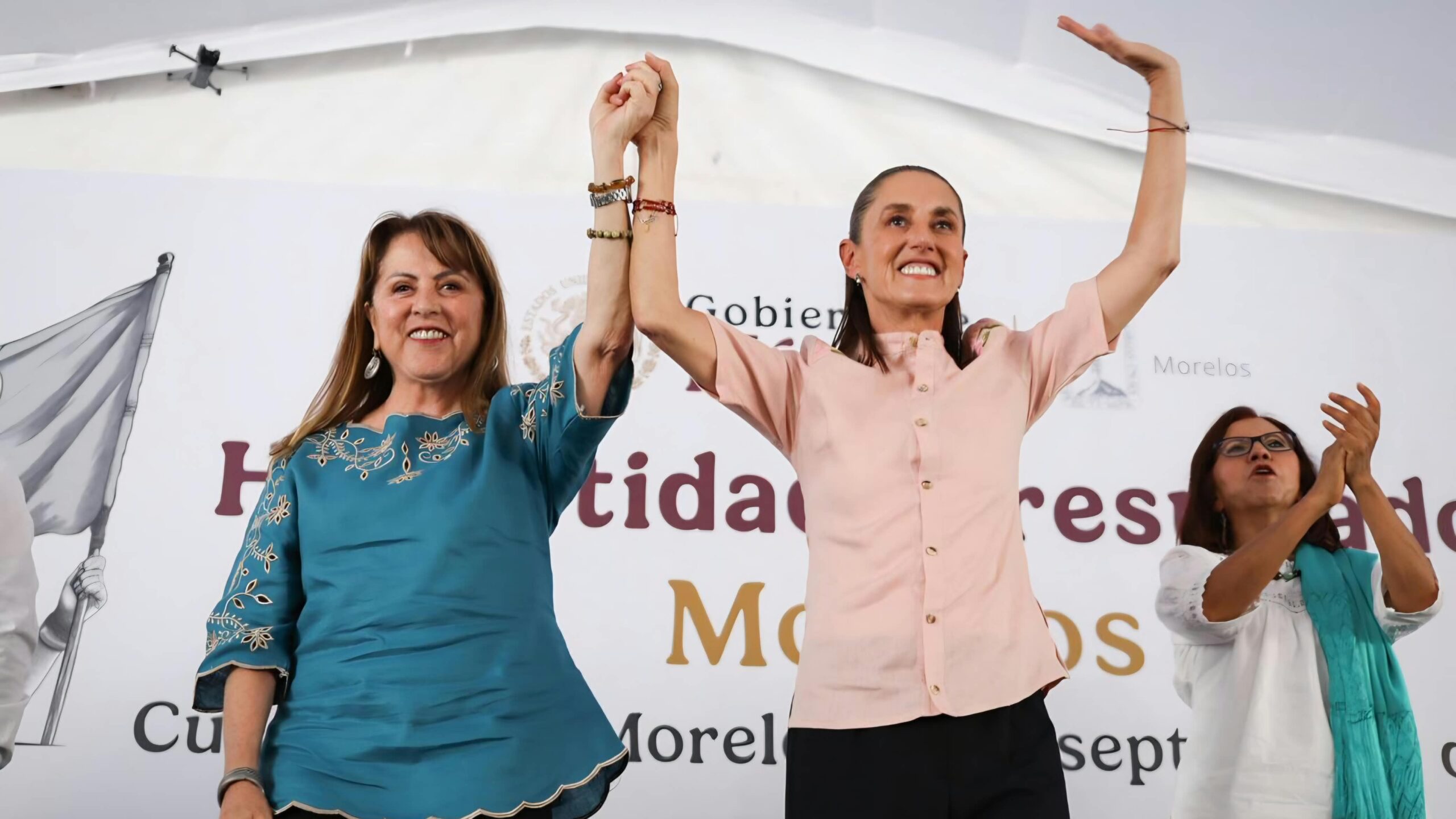 Claudia Sheinbaum refrenda compromiso para devolver la paz y tranquilidad a Morelos