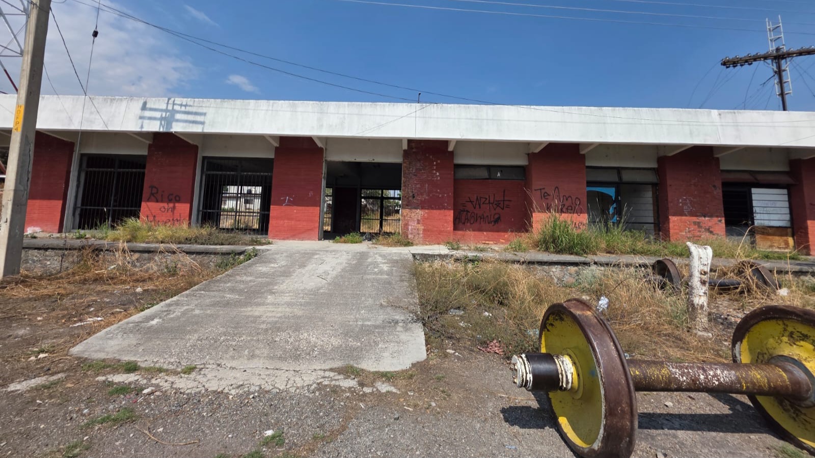 Gestionan rescate de la Antigua Estación del Ferrocarril en la colonia Juan Morales