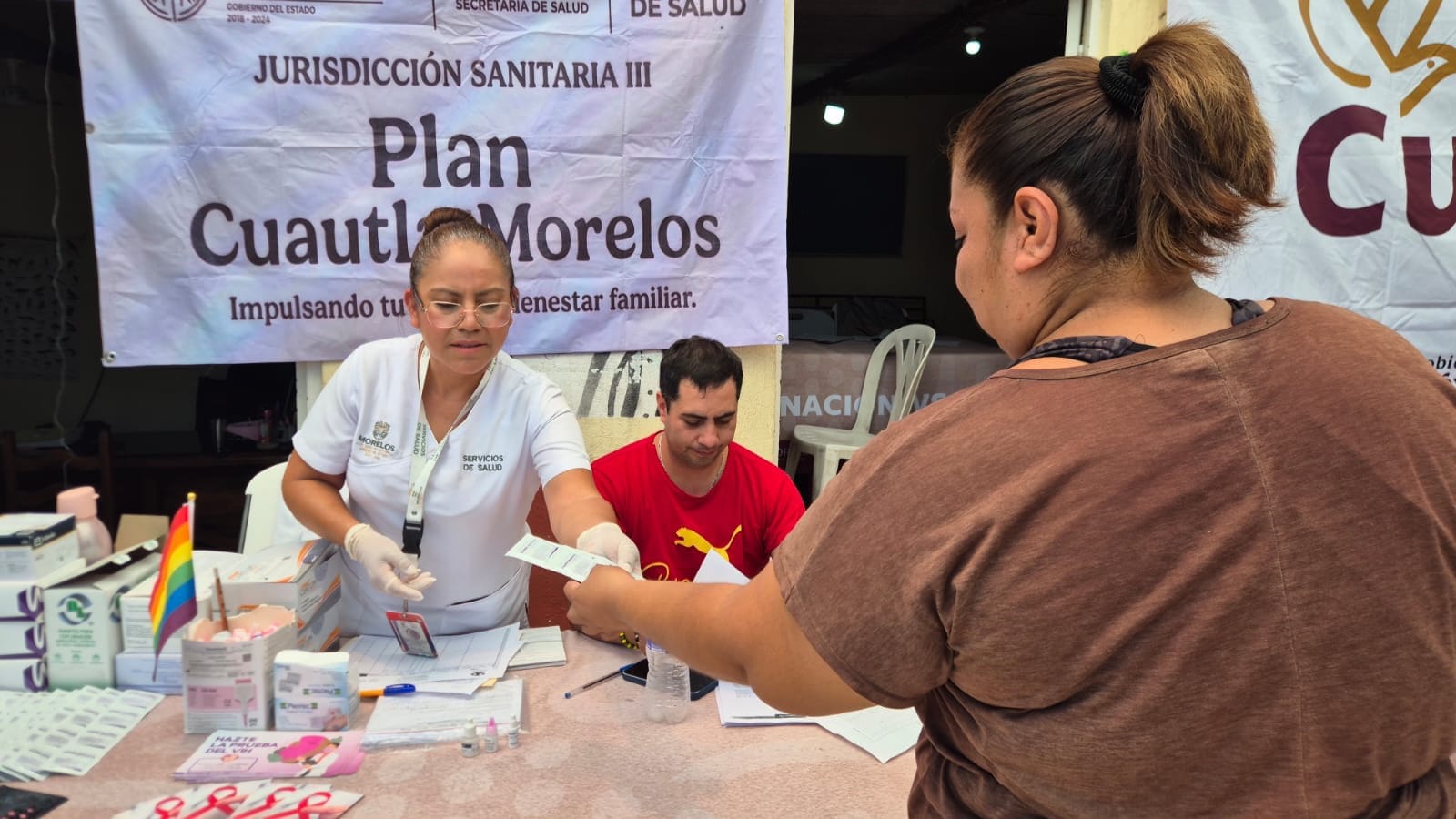 Brinda Plan Cuautla servicios gratuitos de salud a familias en la zona oriente