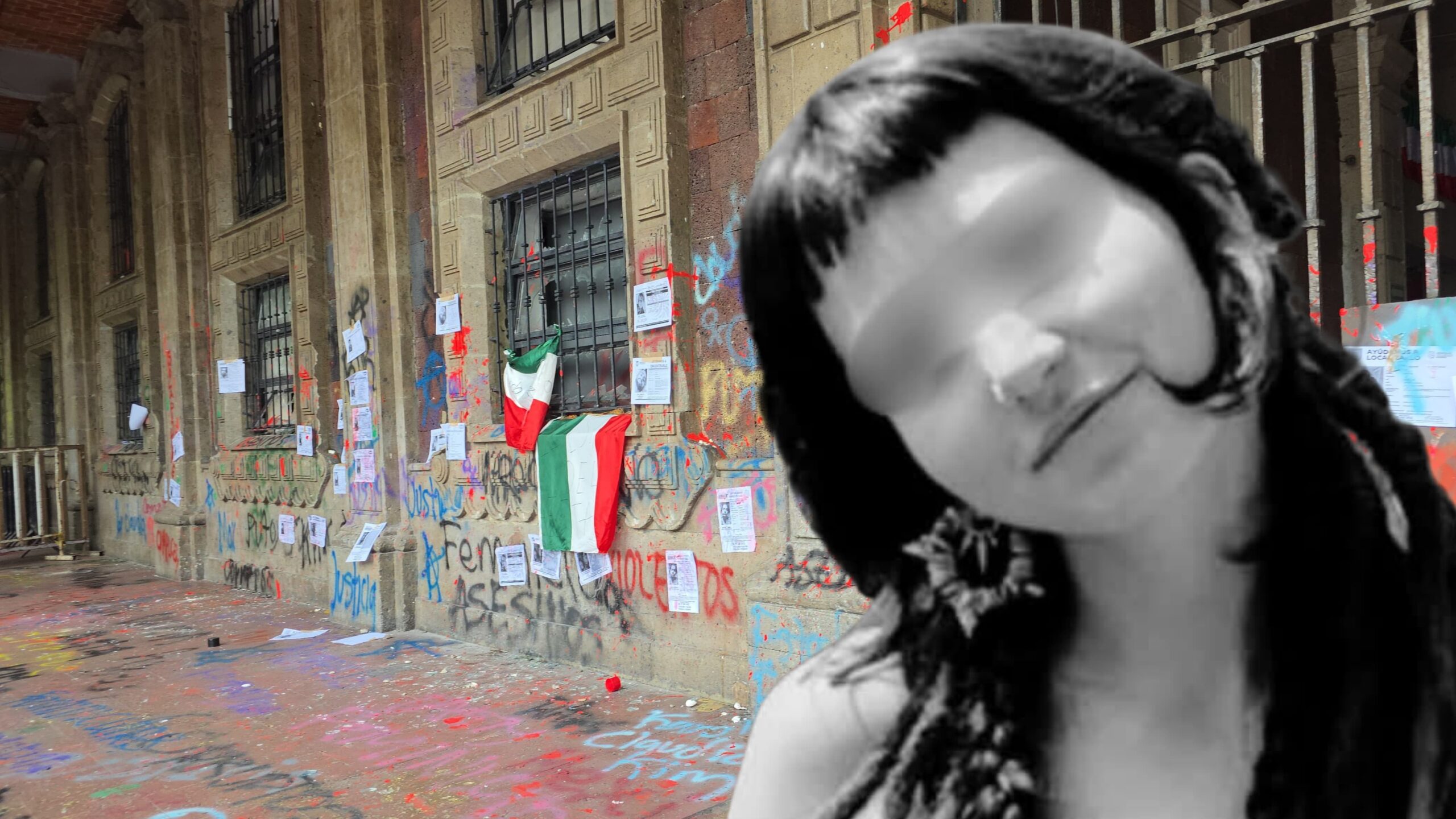Marcha por feminicidio de Claudia Tacoronte termina con destrozos
