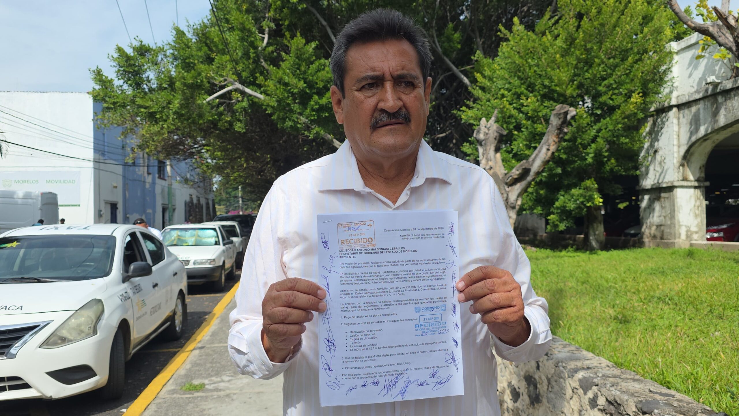 Taxistas rechazan capacitación de 84 horas