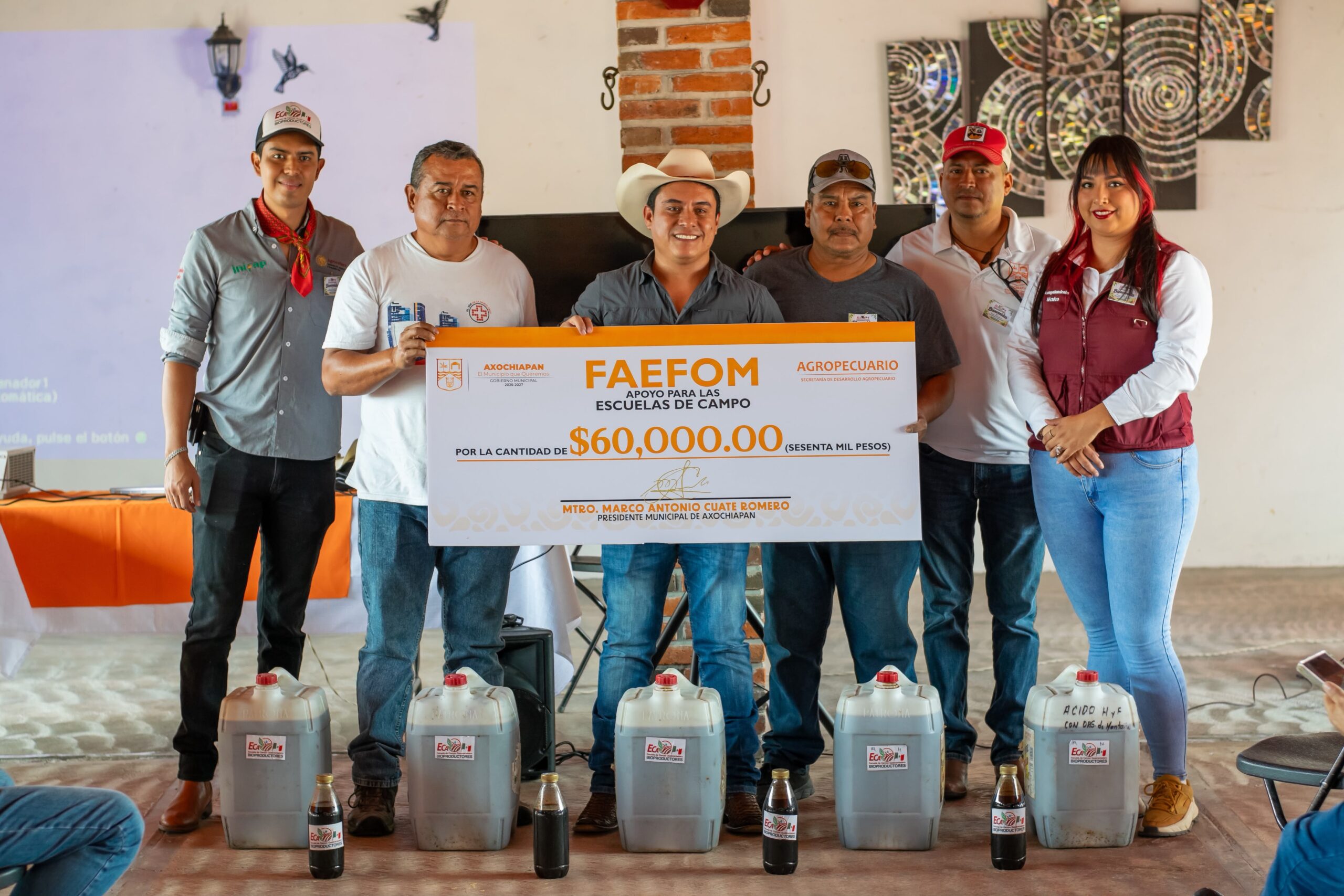 Impulsa Axochiapan producción agrícola orgánica mediante Escuelas de Campo