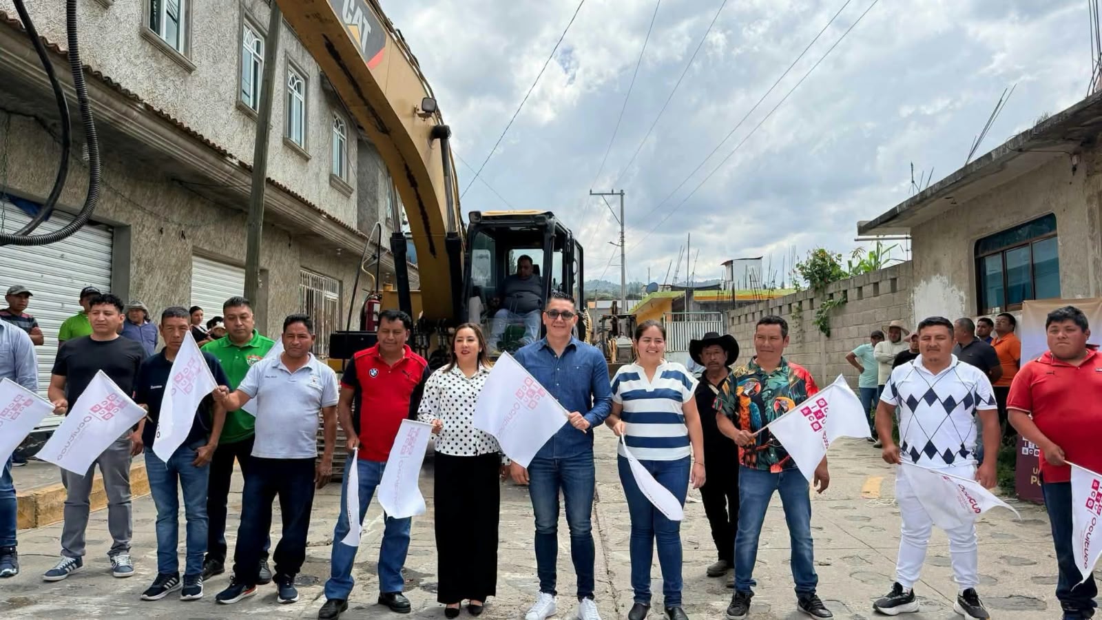Inician obras de infraestructura en la calle Reforma de Huecahuaxco