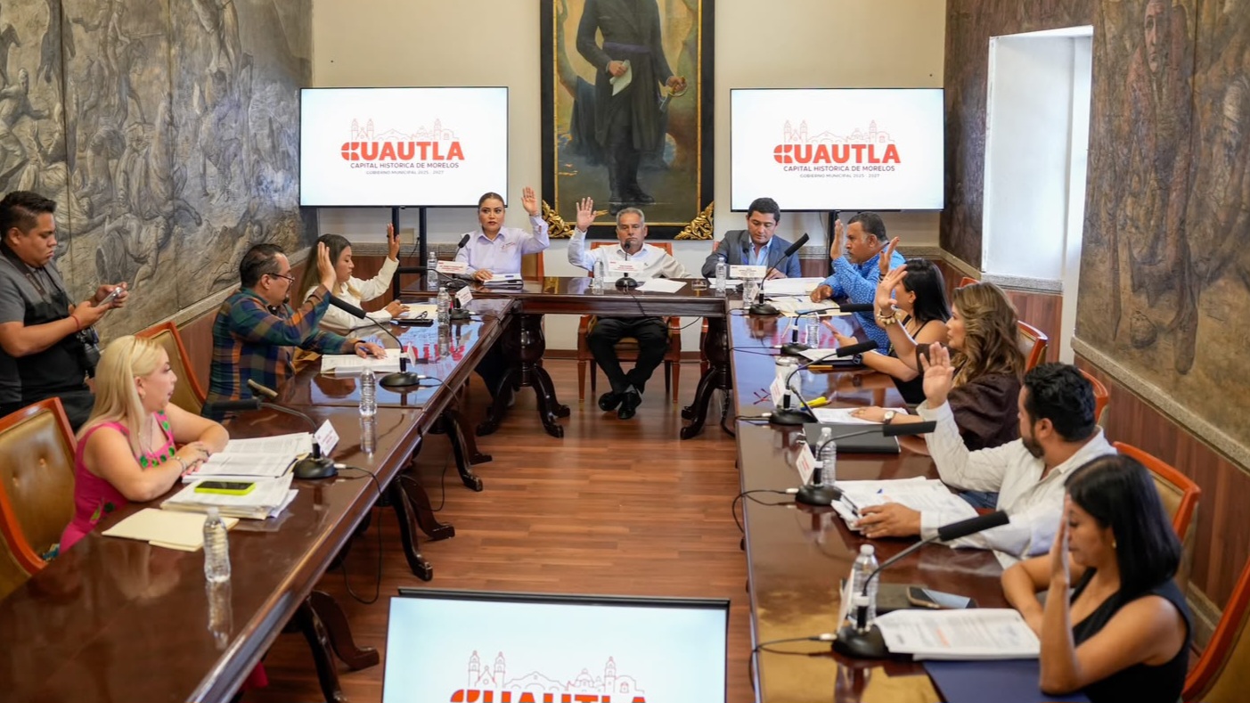 Cabildo de Cuautla aprueba acciones para reforzar seguridad y apoyar a comerciantes