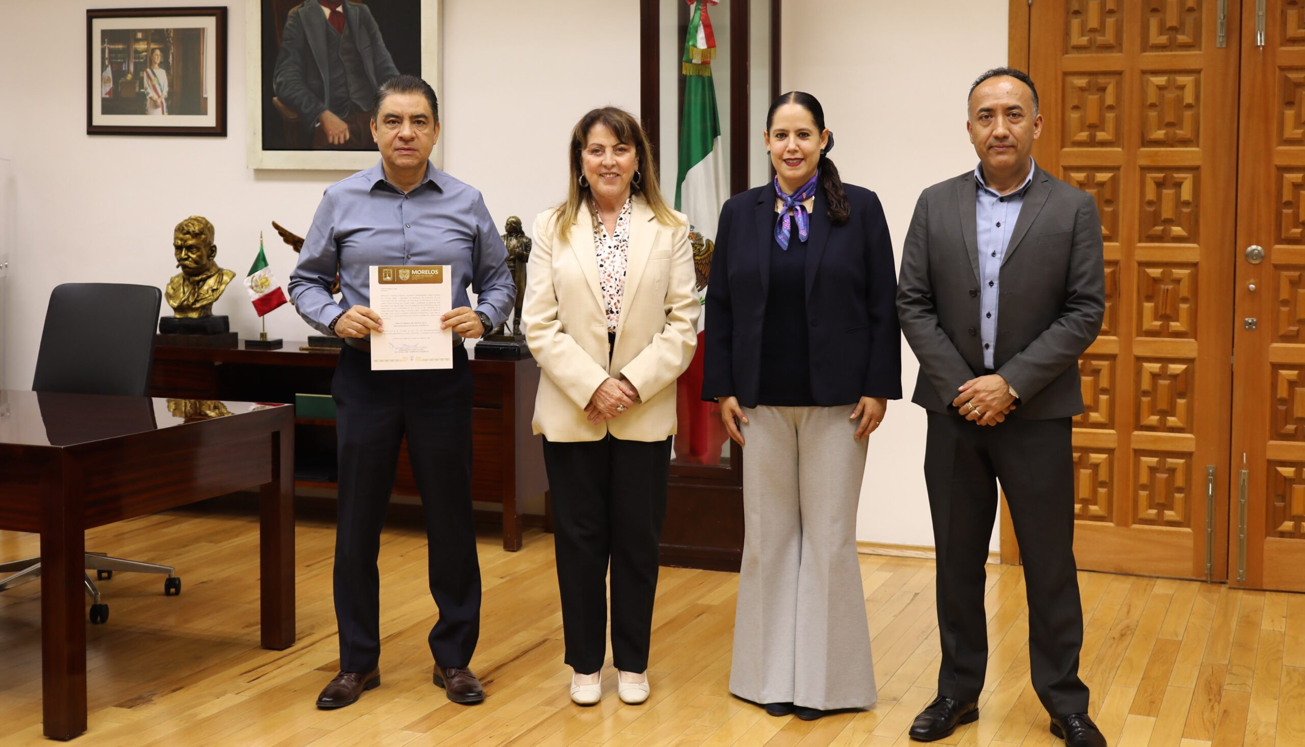 Designa Gobernadora a nuevos titulares del IEBEM e IMRyT