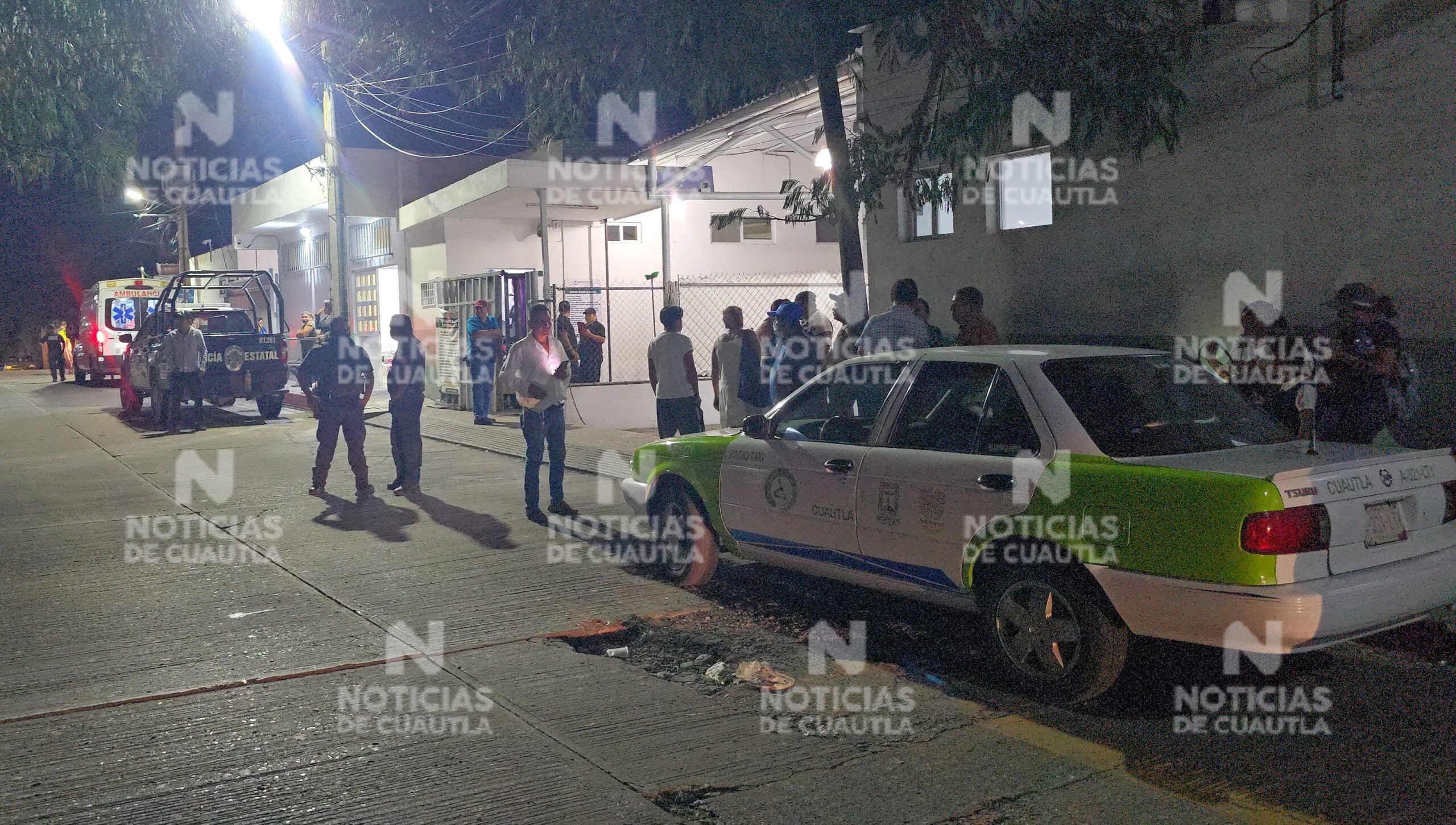 Atacan a balazos a taxista en la colonia Volcanes en Cuautla
