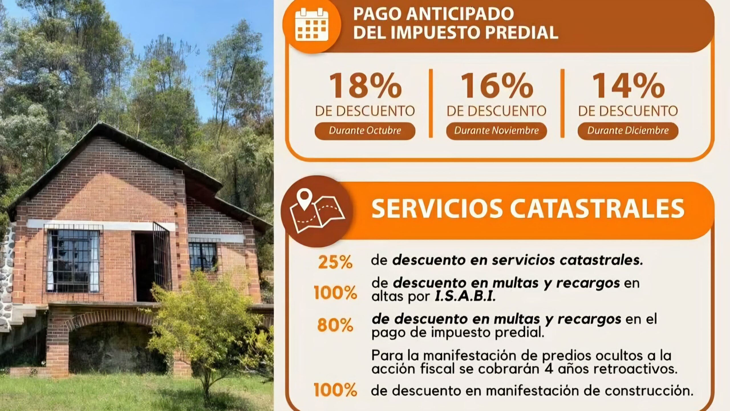 Tetela del Volcán ofrece descuentos en el pago anticipado del predial 2027