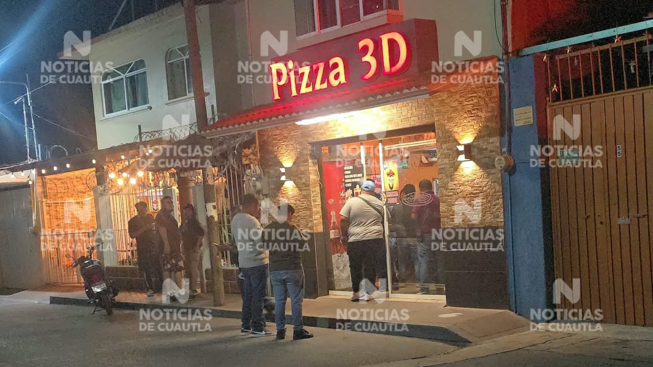 Adulto mayor pierde la vida tras sufrir aparente embolia en pizzas 3D en Cuautla