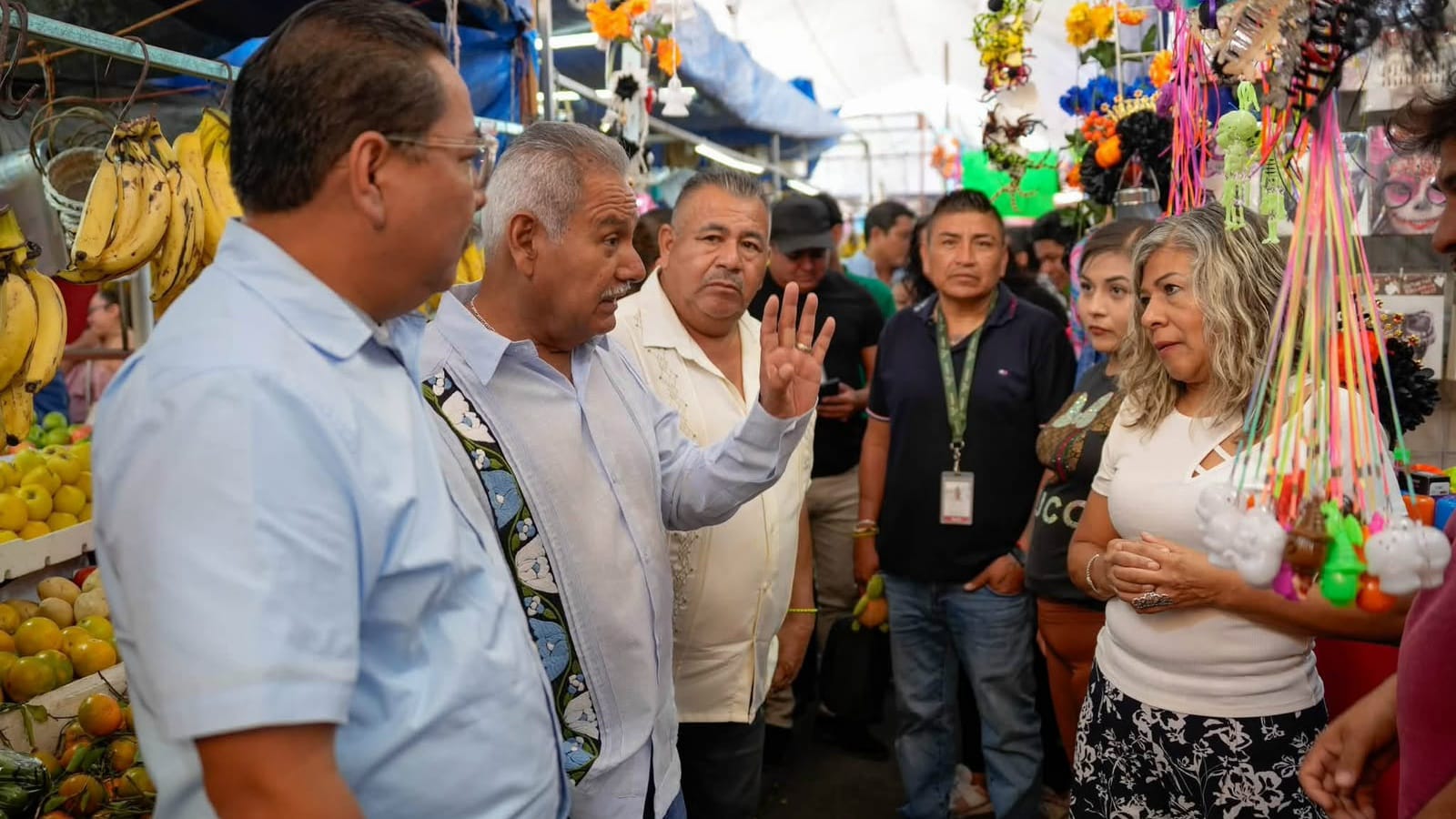 Alcalde de Cuautla supervisa mercado Hermenegildo Galeana