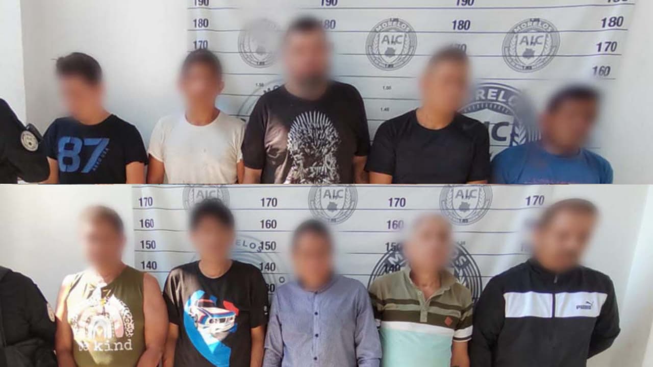 Catean vivienda en Cuautla y caen diez sujetos con droga y artículos robados Catean vivienda en Cuautla y caen diez sujetos con droga y artículos robados
