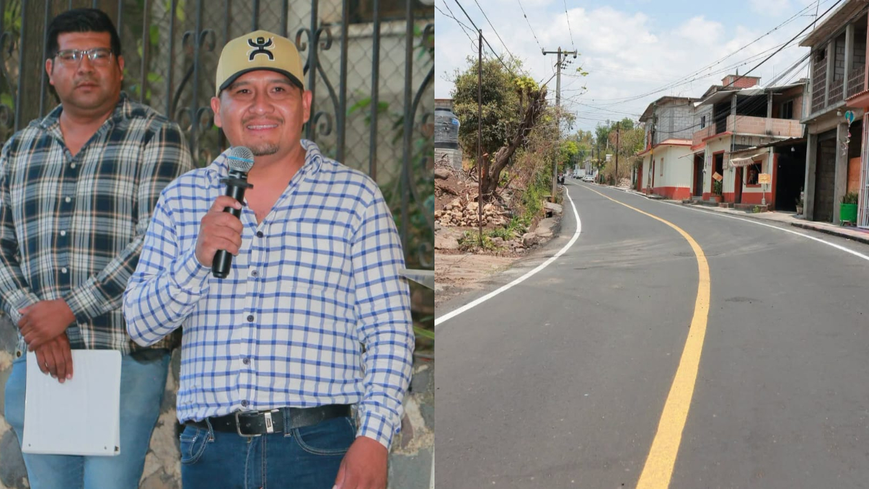 Entregan reencarpetamiento de la calle Hidalgo en Tlacotepec Entregan reencarpetamiento de la calle Hidalgo en Tlacotepec