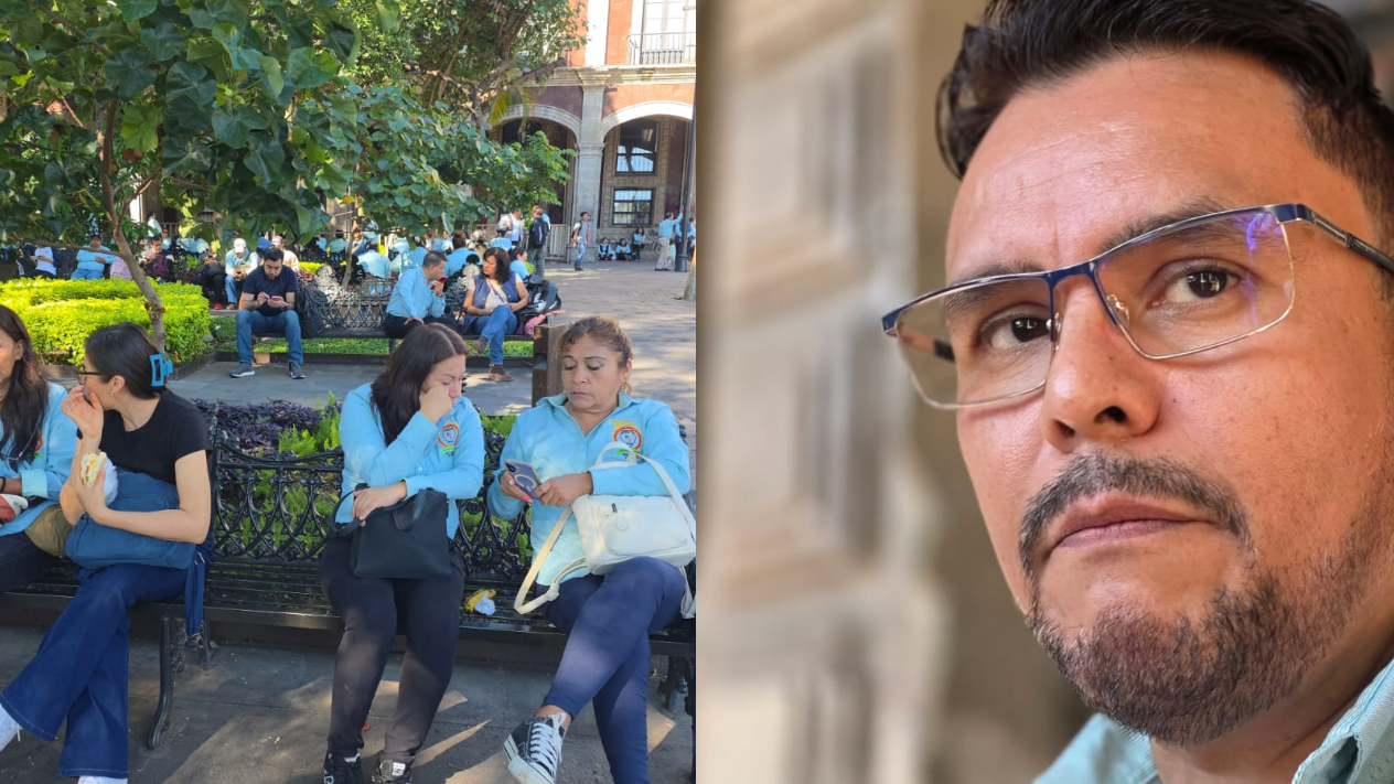 Trabajadores del Poder Ejecutivo inician paro de brazos caídos y cierran Palacio de Gobierno